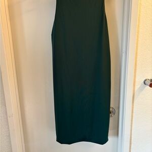 Elegant Green Sleeveless Dress